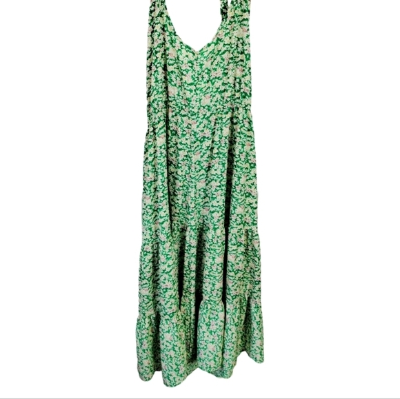 Pretty Garden Womens One Knot Shoulder Bohemian Tiered Ruffle Dress Size XXL - Picture 7 of 10